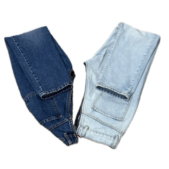 👖🌓 REVICE Yin Yang Jeans | Women’s 31 | High Waisted Two-Tone Tokyo Wash | RARE - Picture 6 of 7